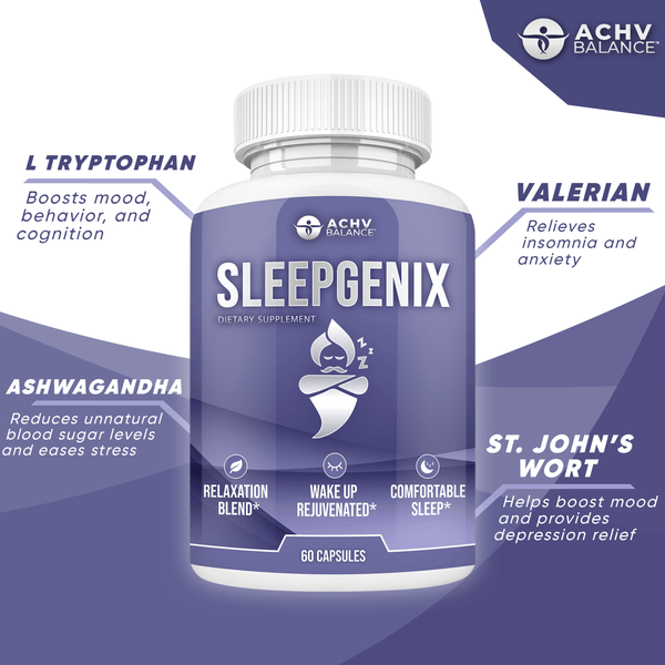 Supports the body's natural production of melatonin that can assist in achieving a deep and rejuvenating slumber.