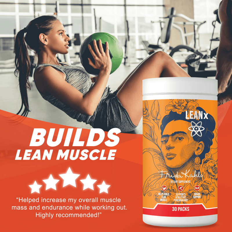 LEANX - Special Edition - Frida Kahlo - Best Muscle Growth and Weight Loss Supplement